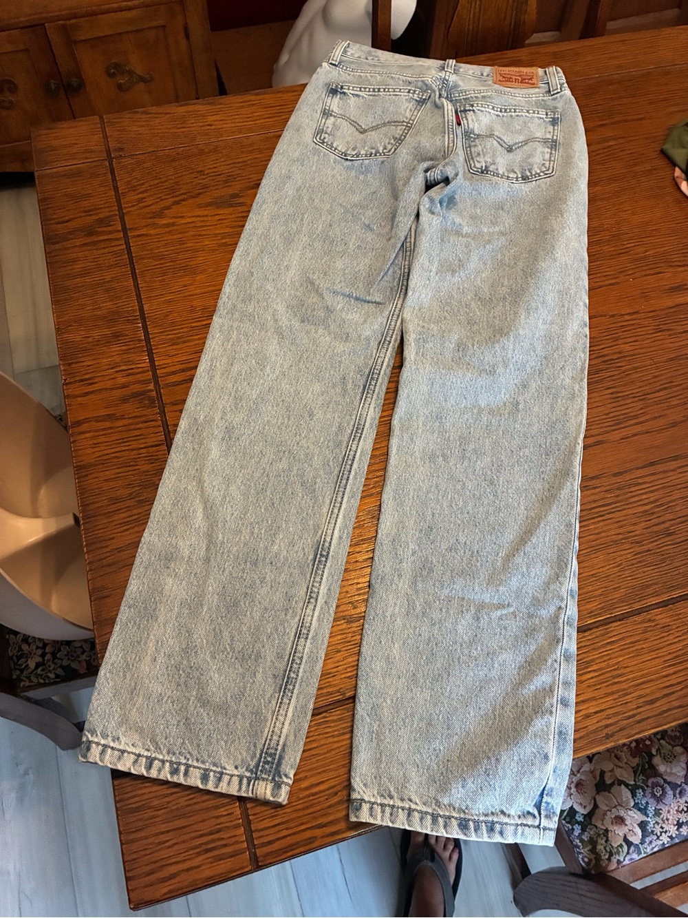 Levi's Light Wash Straight Leg Jeans